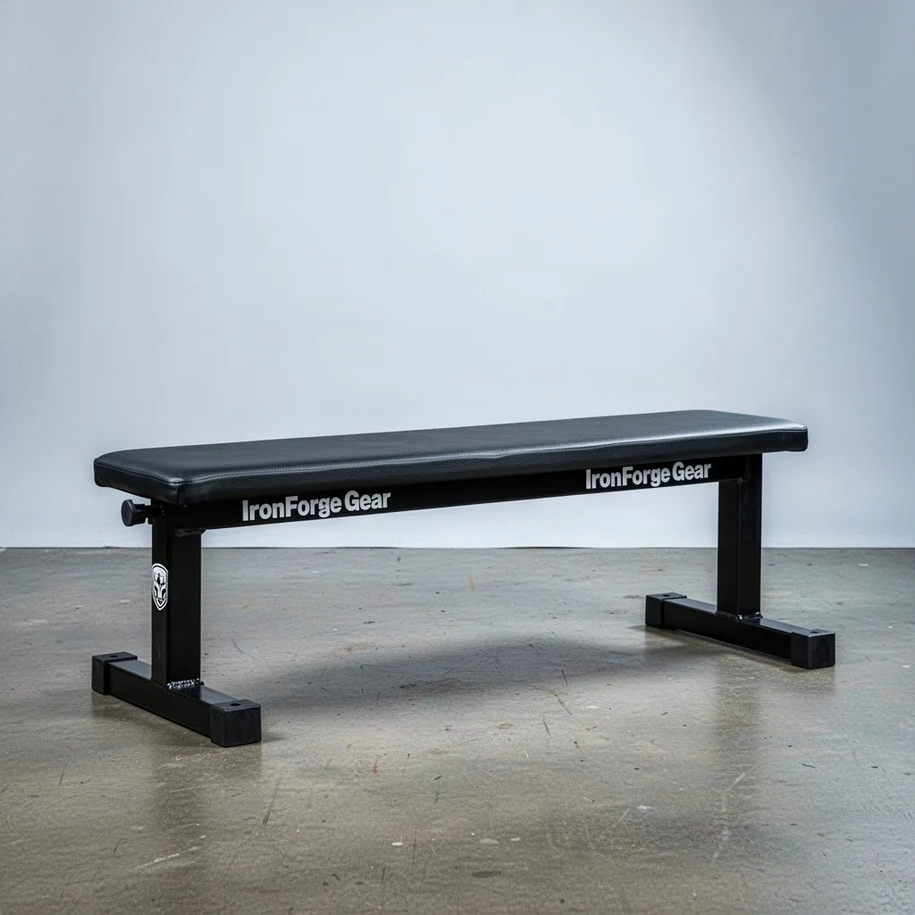IronForge Gear Heavy Structural Flat Bench
