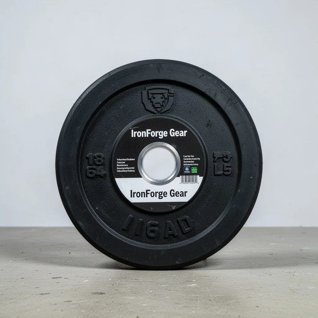 IronForge Gear Vulcanised Olympic Bumper Plate